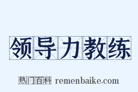 领导力教练是什么意思的图片